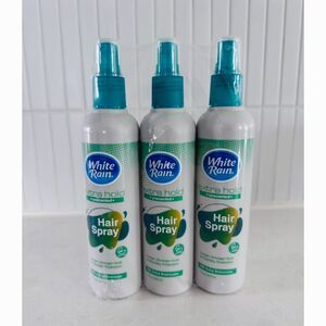 3 Pack White Rain Extra Hold Hair Spray Unscented 7oz. Each